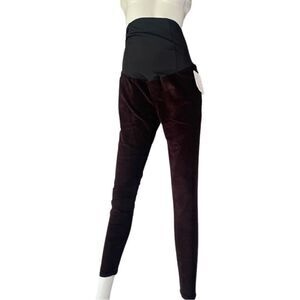 Isabel Maternity Skinny Jeans Crossover Panel Red